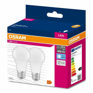 Slika Led sijalica OSRAM 8.5W=60W/840 E27 806lm  2 Kom